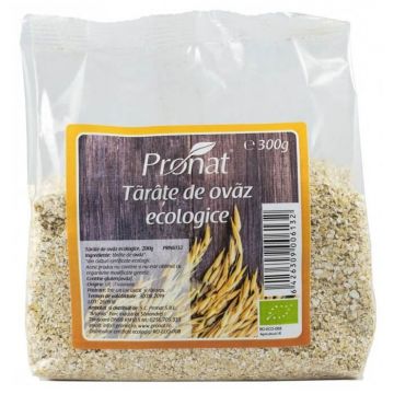 Tarate de ovaz ecologice, 300 g, Pronat