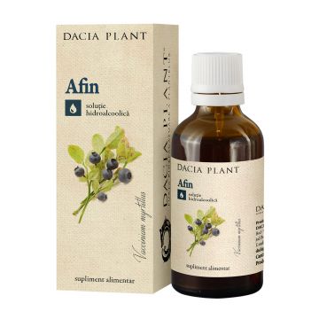 Tinctură de Afin, 50 ml, Dacia Plant