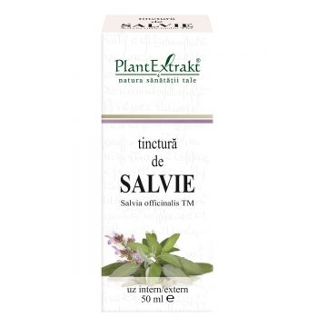 Tinctură de Salvie, 50 ml, Plant Extrakt