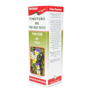 Tinctură de trei frați pătați, 50 ml, Favisan