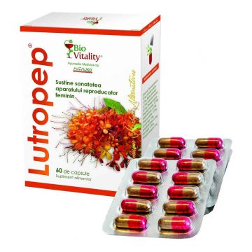 Tonic uterin - Lutropep, 60 capsule, Bio Vitality