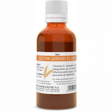 Ulei de germeni de grau, 50 ml, Tis Farmaceutic