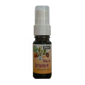 Ulei de Jojoba presat la rece spray, 10 ml, Herbavit