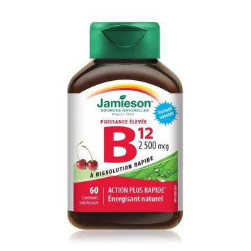 Vitamina B12 2500 mcg, 60 tablete, Jamieson
