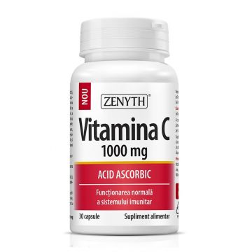 Vitamina C 1000 mg, 30 capsule, Zenyth