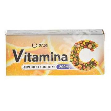 Vitamina C 200 mg, 30 comprimate, Adya