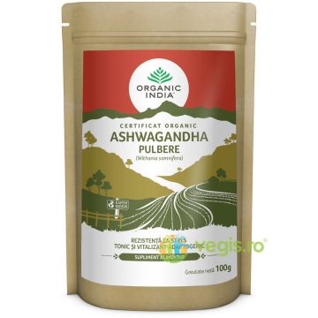 Ashwagandha Radacina Pulbere Ecologica/Bio 100g