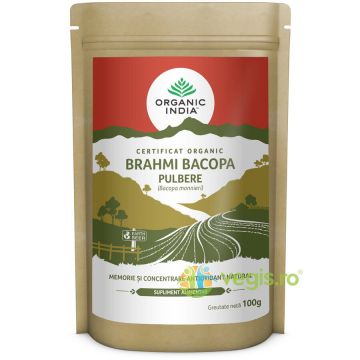 Brahmi Bacopa Pulbere Ecologica/Bio 100g