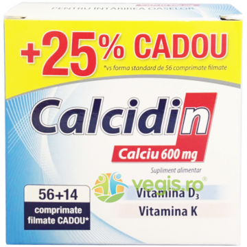 Calcidin 56cpr + 14cpr Cadou