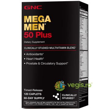 Complex de Multivitamine pentru Barbati 50+ Mega Men 120tb