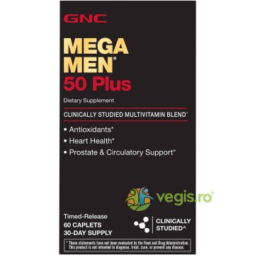 Complex de Multivitamine pentru Barbati 50+ Mega Men 60tb