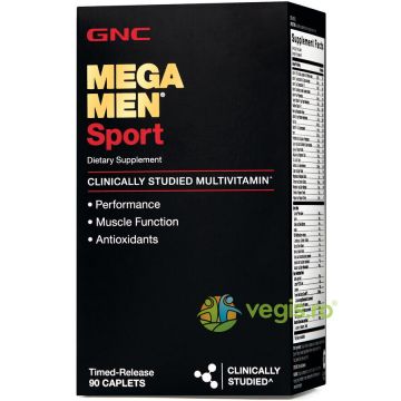 Complex de Multivitamine pentru Barbati Mega Men Sport 90tb