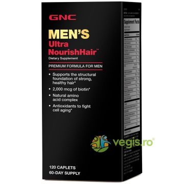 Complex de Multivitamine pentru Par (Men's Ultra NourishHair) 120tb