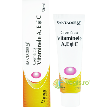 Crema cu Vitaminele A, E si C Santaderm 50ml