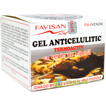 FaviVenom Gel Anticelulitic Termoactiv 200ml