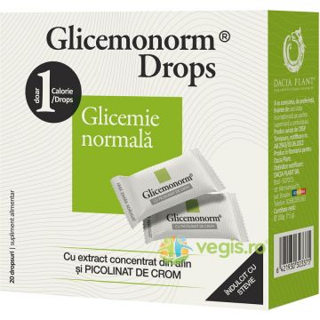 Glicemonorm Dropsuri Fara Zahar 20buc