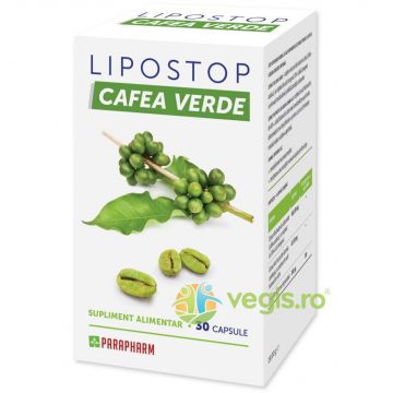 Lipostop Cafea Verde 30cps