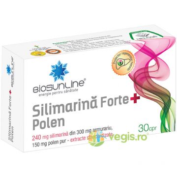 Silimarina Forte + Polen 30cpr