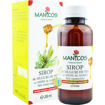 Sirop de Muguri de Pin cu Miere de Albine 200ml