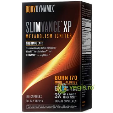 Slimvance XP Metabolism Igniter Termogenic Bodydynamix 120cps