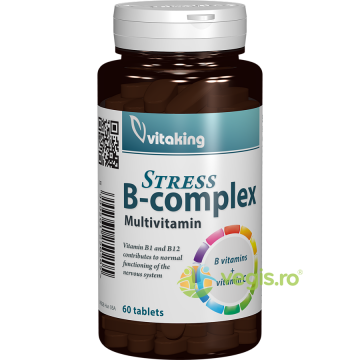 Stress B-Complex cu Vitamina C 60cpr