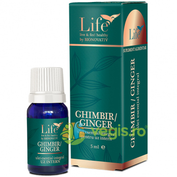 Ulei Esential Integral de Ghimbir (Ginger) pentru Uz Intern 5ml