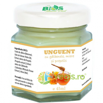 Unguent cu Galbenele, Miere si Propolis 45ml