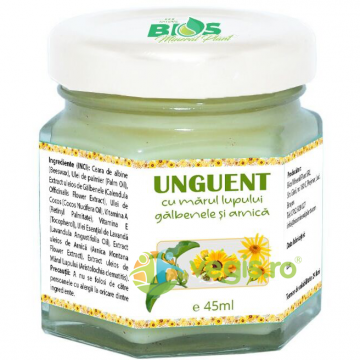 Unguent cu Marul Lupului, Galbenele si Arnica 45ml