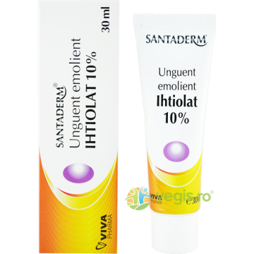 Unguent Emolient Ihtiolat 10% Santaderm 30ml