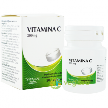 Vitamina C 200mg 20cpr