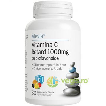 Vitamina C Retard cu Bioflavonoide 1000mg 30cpr