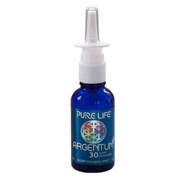 Argint coloidal ionic Argentum+ 30, 30 ml, Pure Life Argint coloidal ionic Argentum+ 30, 30 ml, Pure Life