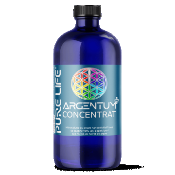 Argint coloidal ionic ARGENTUM+ 30ppm, 480ml, Pure Life