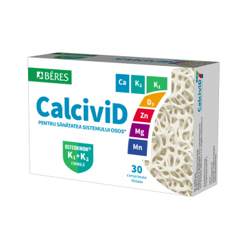 Calcivid 7, 30 comprimate filmate, Beres