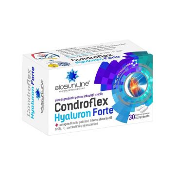 Condroflex Hyaluron Forte, 30 comprimate, Helcor