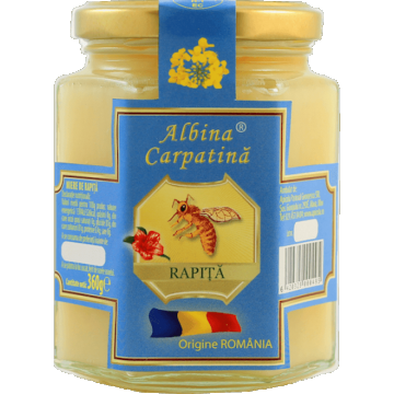 Miere de Rapita Albina Carpatina, 360g, Apicola