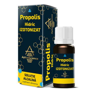 Solutie alcalina Propolis hidric izotonizat ApicolScience, 30 ml, Dvr Pharm