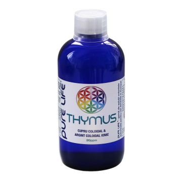 Thymus Argint, Cupru, 20ppm, 480ml, Pure Life