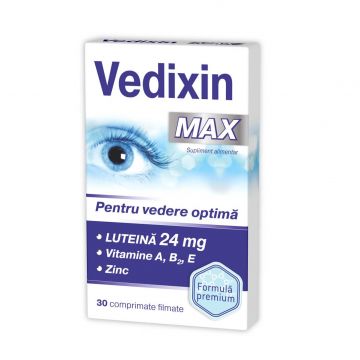 Vedixin Max pentru vedere optimă, 30 capsule, Zdrovit