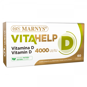 Vitahelp Vitamina D 4000UI, 60 capsule, Marnys