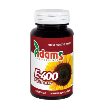 Vitamina E-400 (sintetica), 30 capsule, Adams Vision Vitamina E-400 (sintetica), 30 capsule, Adams Vision