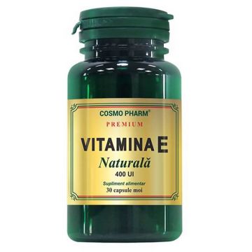 Vitamina E Naturală, 30 capsule, Cosmopharm