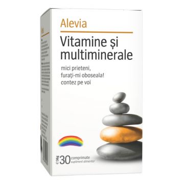 Vitamine și Multiminerale, 30 comprimate, Alevia