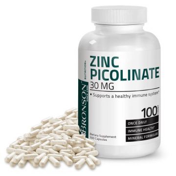 Zinc Picolinat, 50 mg, capsule, Bronson Laboratories 