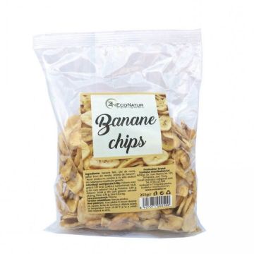 Banana chips, 250 g, Econatur