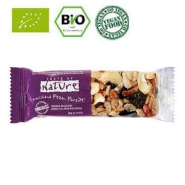 Baton Bio cu cirese si nuci pecan, 40 g, La Finestra Sul Cielo