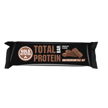 Baton Proteic cu Ciocolata, Total Protein Bar, 46 gr, Gold Nutrition