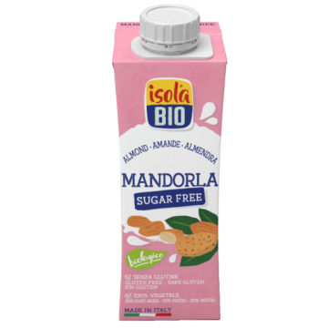 Bautura Bio de migdale Isola Bio, 250 ml, Isola Bio Bautura Bio de migdale Isola Bio, 250 ml, Isola Bio