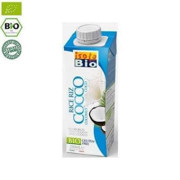 Bautura Bio vegetala din orez cu cocos Isola Bio, 250 ml, AbaFoods