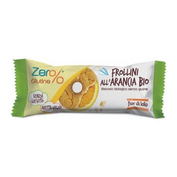 Biscuiti cu portocale fara gluten, fara drojdie Frollini , 30 g, Fior Di Loto Biscuiti cu portocale fara gluten, fara drojdie Frollini , 30 g, Fior Di Loto